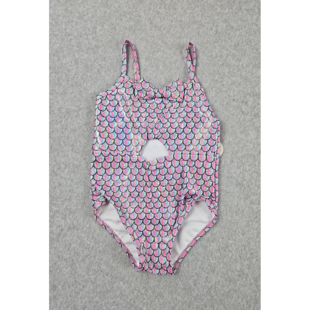 Koala Kids Girls 12-18 Months 1 Piece Bathing Suit Swimming‎ Mermaid Print NEW